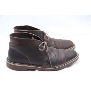 Clarks Chukka Ankle Boots Mens Size 10M Shoes Leather Brown 15522